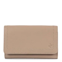 Kara RFID Flap Leather Wallet