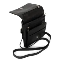 Basics Leather Mini Flap Crossbody Bag
