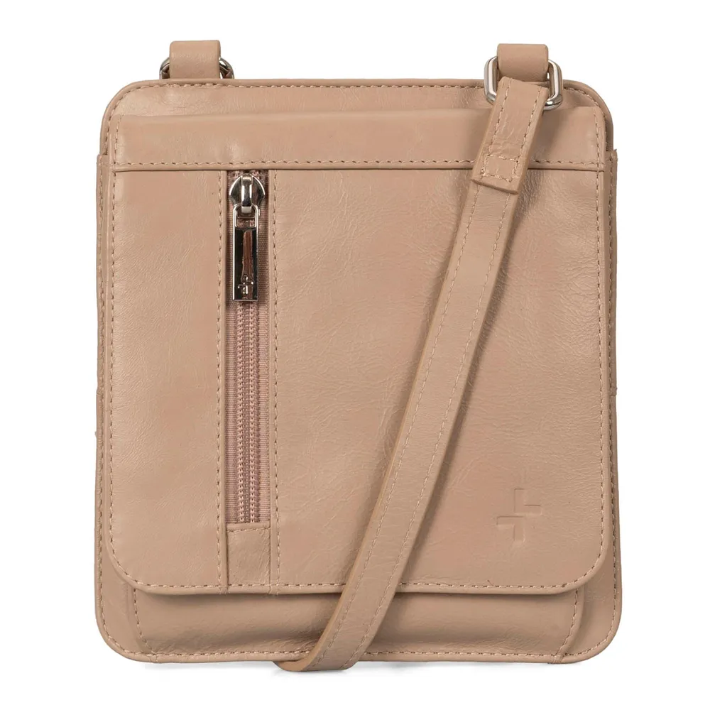 Basics Leather Mini Flap Crossbody Bag