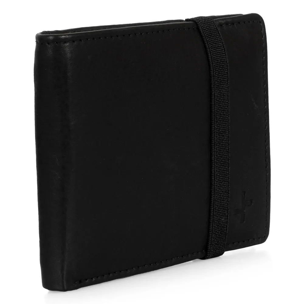 Hudson RFID Bi-Fold Center Wing Wallet