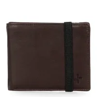 Hudson RFID Bi-Fold Wallet with Elastic