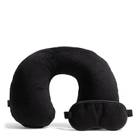 Oreiller de voyage et masque pour les yeux avec pochette