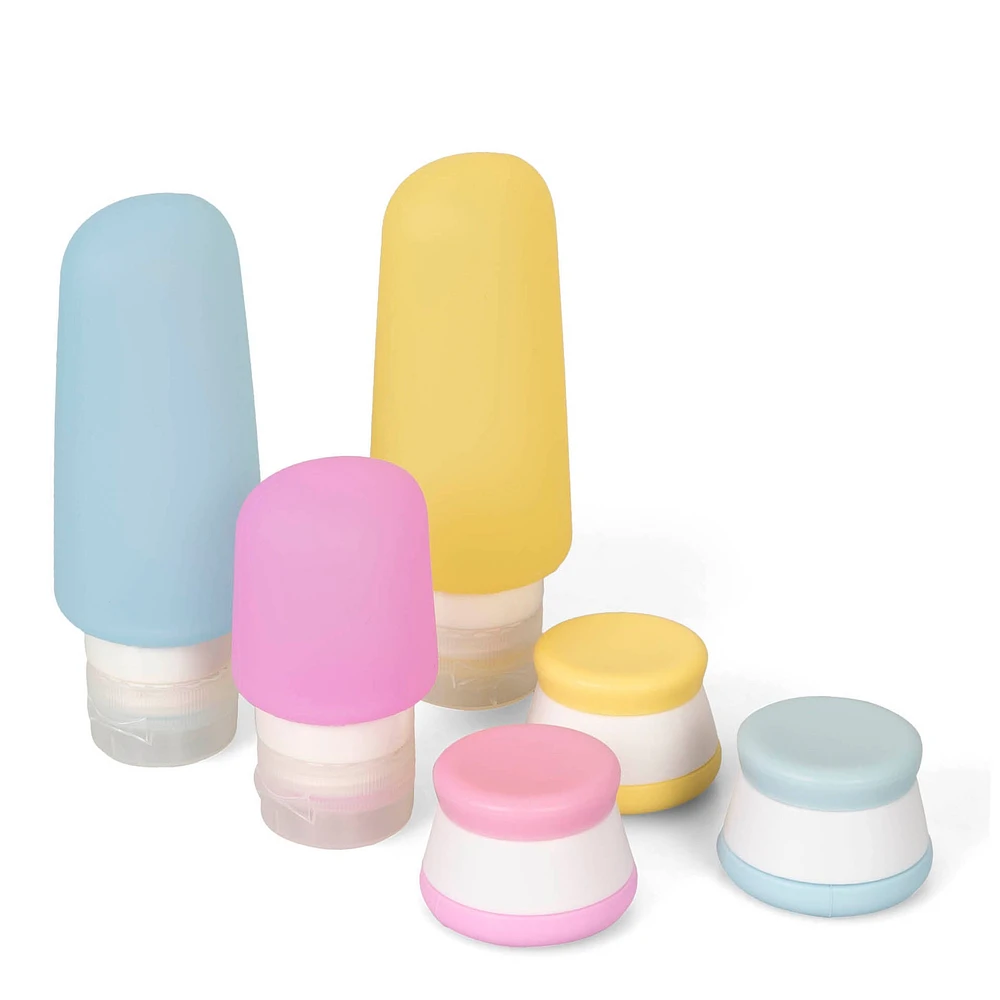 Ensemble de bouteilles voyage en silicone