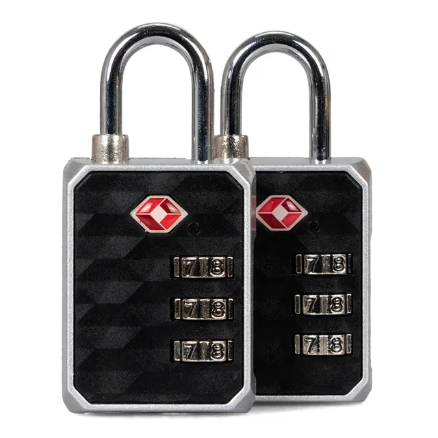 Tracker Set of 2 3-dial TSA Combination Locks