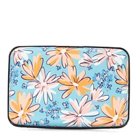 Floral Water Colour Aluminium RFID Card Holder