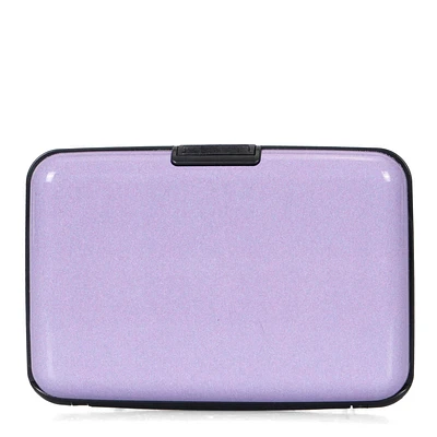 Porte-cartes RFID en aluminium Solid Lilac