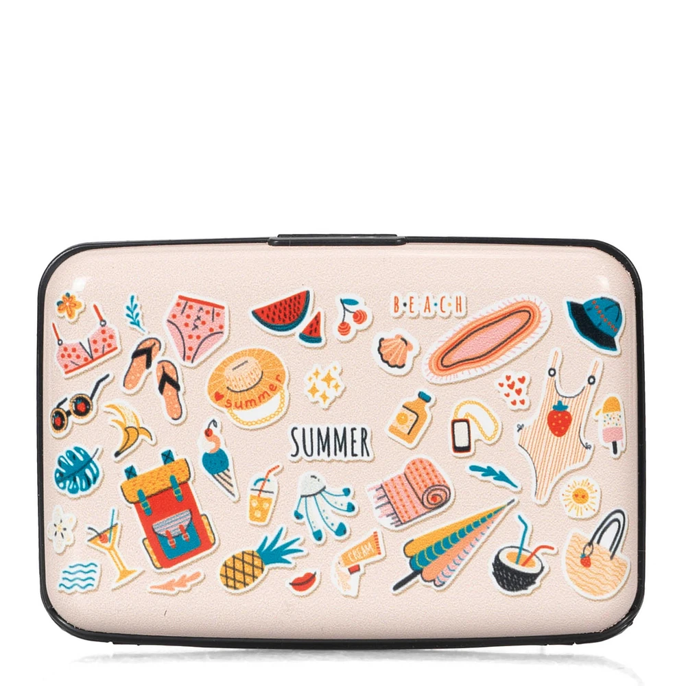 Tracker Alum. RFID Summer, Pink Multi