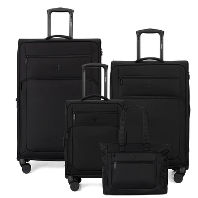 Verona Softside 4-Piece Luggage and Tote Bag Set