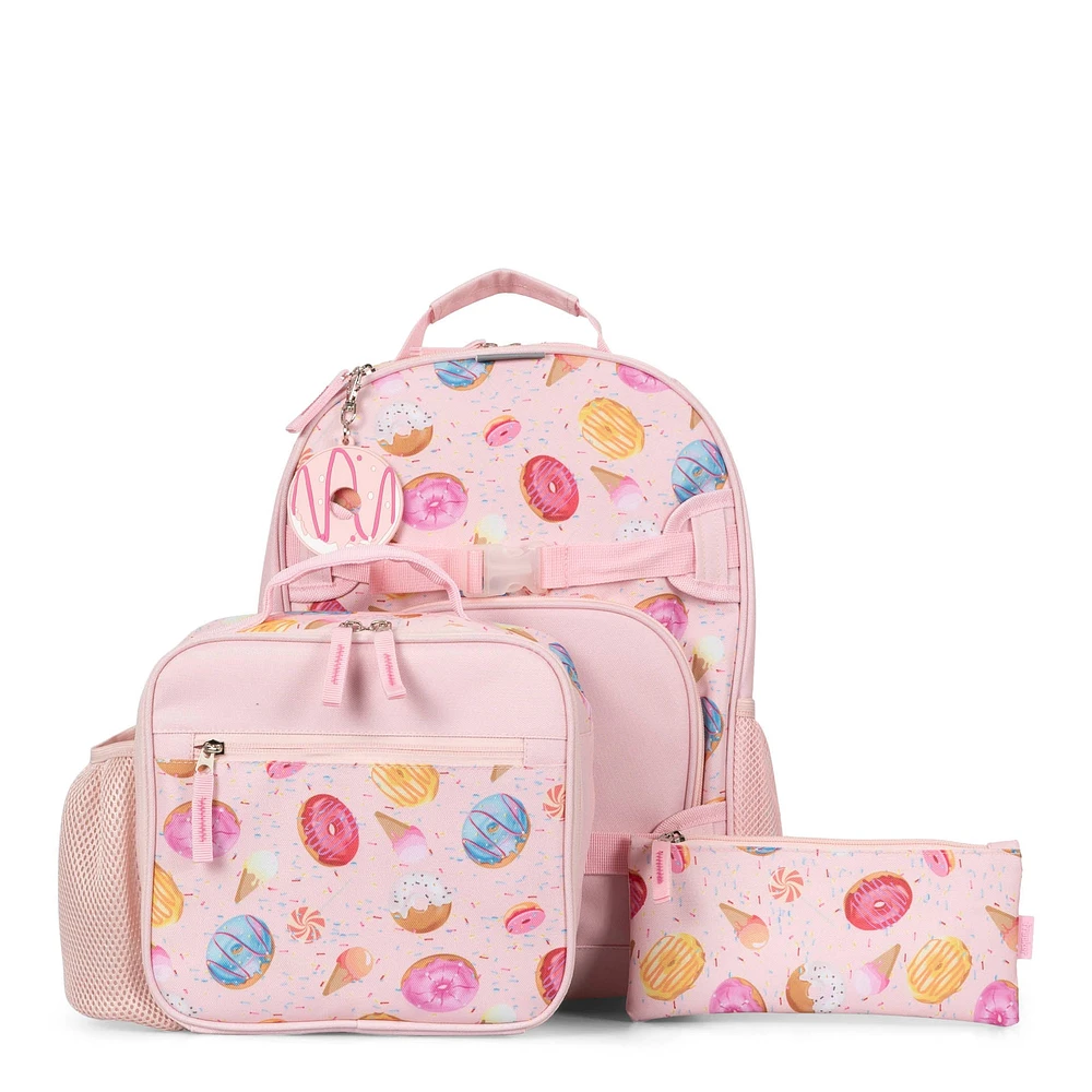 Donuts and Candies Backpack Set | 4 pieces