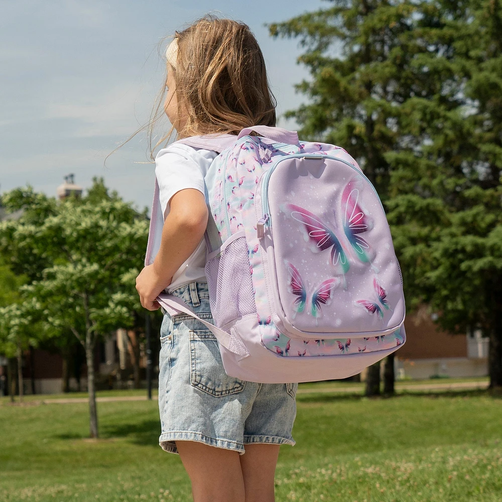 Butterfly and Hearts Reversible Backpack