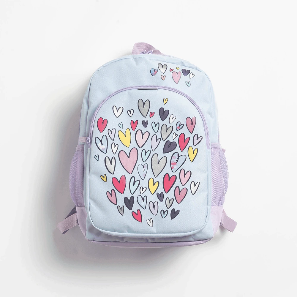 Butterfly and Hearts Reversible Backpack