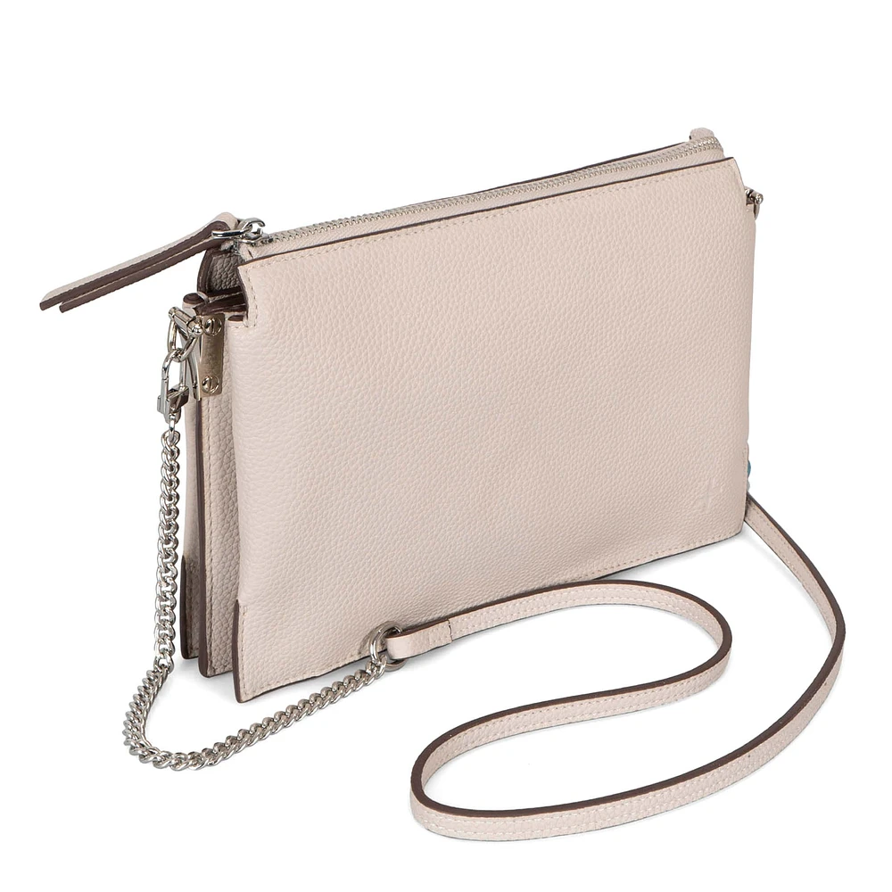 Premium East West Crossbody Bag | Leather