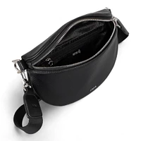 Riona Krystina RFID Waistbag, Black with webbing