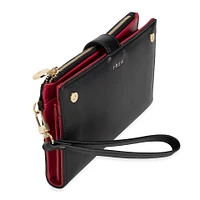 Riona Avery Smooth RFID Two-Toned Wristlet