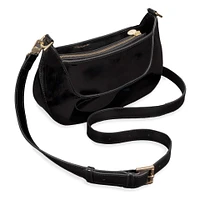 Riona Ella RFID Patent Baguette Black