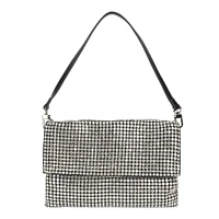 Riona Josie RFID Crystal Flap Silver