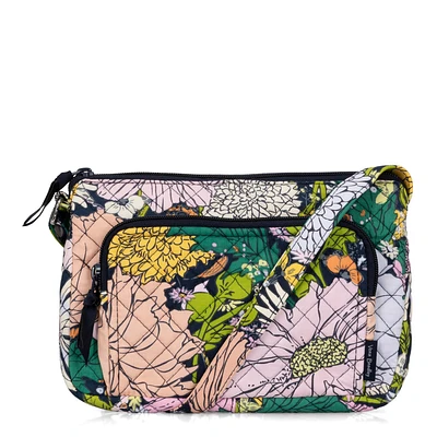 FINAL SALE Vera Bradley RFID Little Hipster Crossbody Bag Bloom Floral