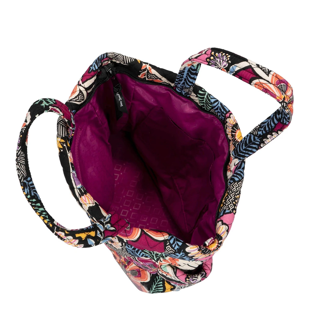 Sac fourre-tout zippé de taille moyenne Vera Bradley à motifs floraux