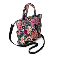 Sac fourre-tout zippé de taille moyenne Vera Bradley à motifs floraux