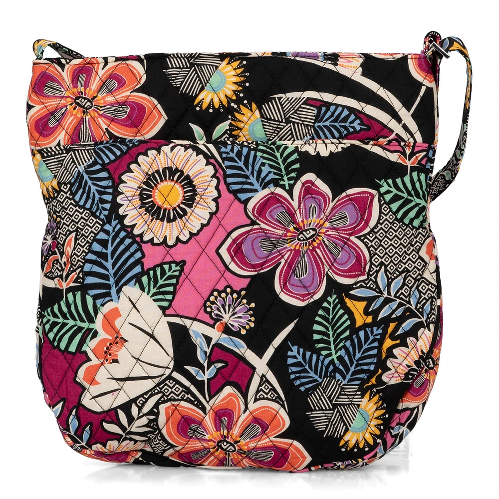 Sac à bandoulière zippé Vera Bradley Trio à motif floral Kauai