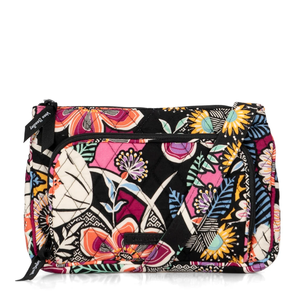 Petit sac à bandoulière hipster RFID Vera Bradley à motif floral Kauai