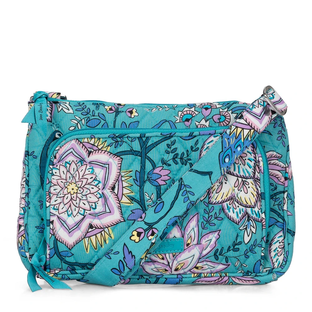 FINAL SALE Vera Bradley RFID Little Hipster Crossbody Bag Peacock Gard