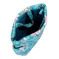 Sac fourre-tout zippé de taille moyenne Vera Bradley Peacock Garden