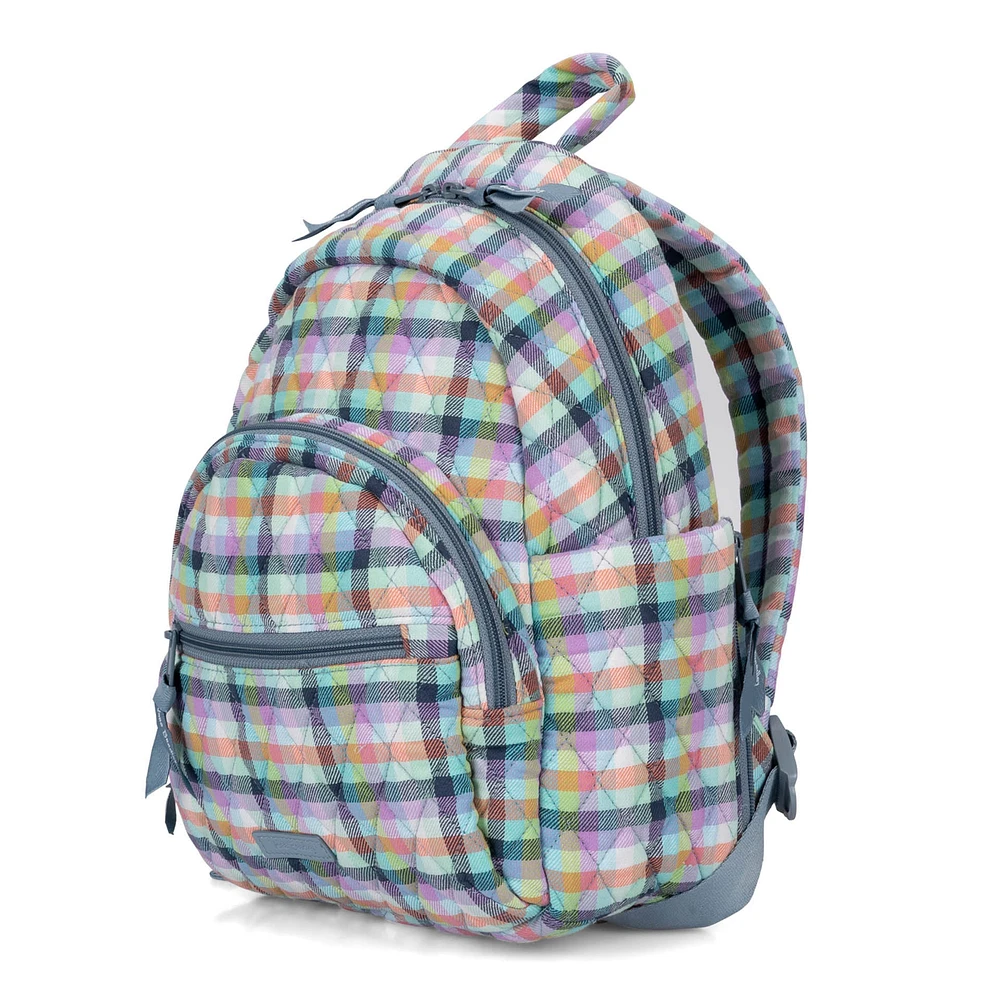 FINAL SALE Vera Bradley Essential Compact Backpack Gingham Plaid