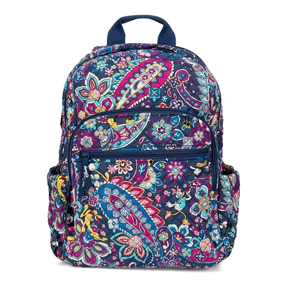 Sac à dos Campus Vera Bradley à motif cachemire