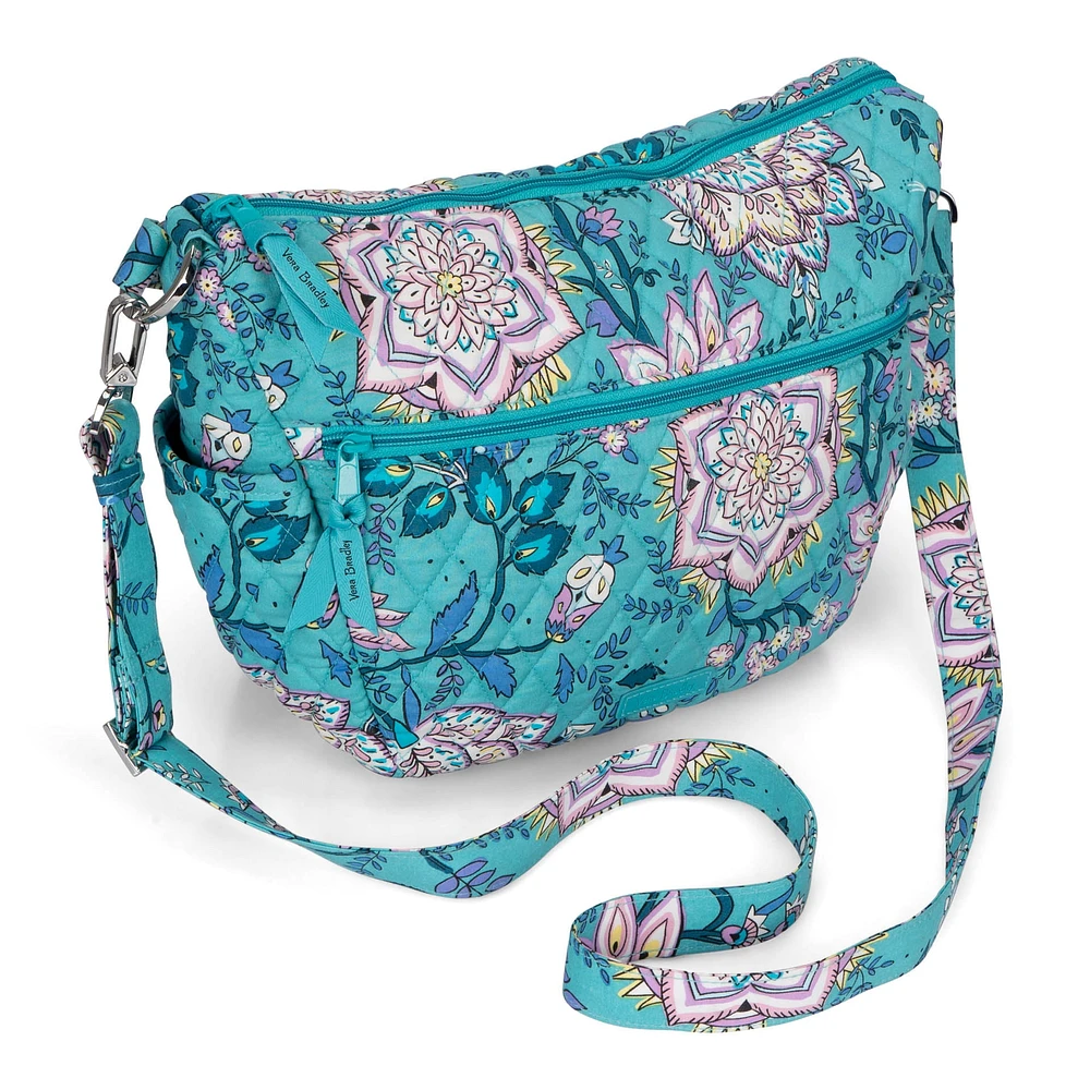 FINAL SALE Vera Bradley Go Ahead Convertible Crossbody Peacock Garden