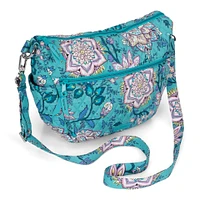 Vera Bradley Go Ahead Convertible Crossbody Peacock Garden