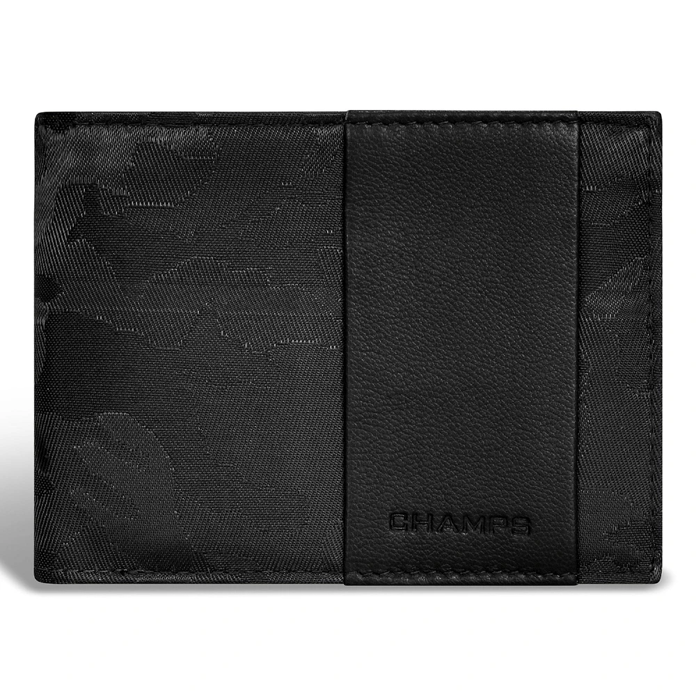 Camo / Leather Bi-Fold Wallet