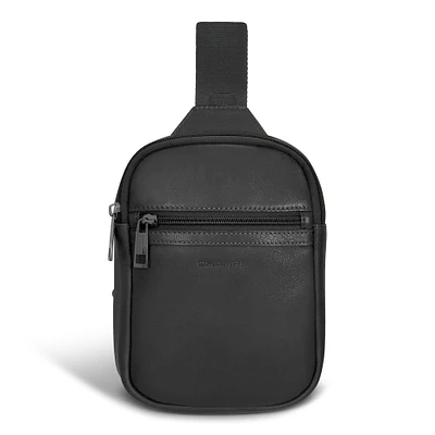 Onyx / Leather Holster Crossbody Bag