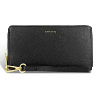 Gala / Leather Zip-Clutch Wallet