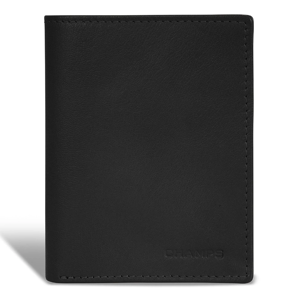 Onyx / Leather Vertical Wallet