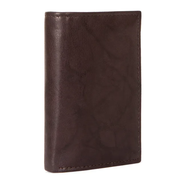 Bifold Leather Wallet for Men Bootlegger Brown