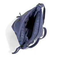 Petit sac à bandoulière multi-zip matelassé en similicuir