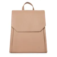 FINAL SALE Leather RFID Flapover Fashion Backpack