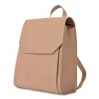 FINAL SALE Leather RFID Flapover Fashion Backpack