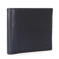 Leather Slim Fold RFID Wallet