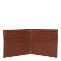 Leather Slim Fold RFID Wallet