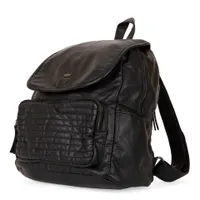 Quilted Flap Backpack
