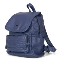 Quilted Flap Backpack