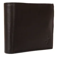 Leather RFID Double Center Wing Wallet