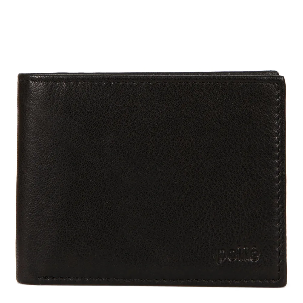Leather Flip up Wing RFID Wallet