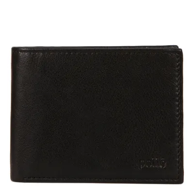 Leather Flip up Wing RFID Wallet