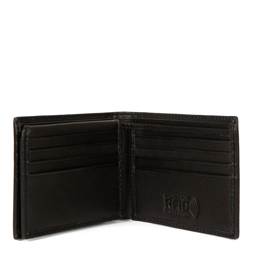 Leather Flip up Wing RFID Wallet
