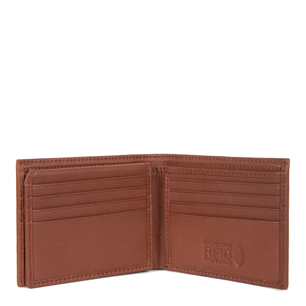 Leather Flip up Wing RFID Wallet