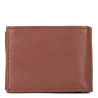 Leather Double Center Wing RFID Wallet