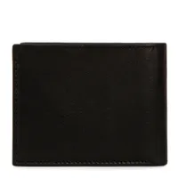Leather Center Wing RFID Wallet